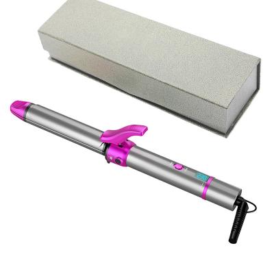 China Safety factory direct sale ceramic curling iron with clip hair curler for sale