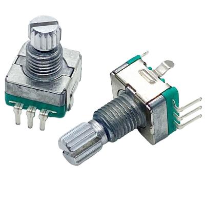 China Select Menu Adjust EC11 Volume Encoder Mini Switch 360 Degree Rotary Pulse Switch 20mm for sale