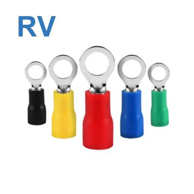 China High Quality RV Cable Terminal CE Certification Manufacturer Pre-Insulated Ring Terminals RV for sale