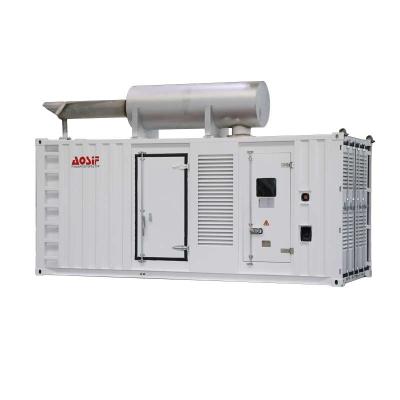 China AOSIF 1200kw genset 1500kva super silent container generation 1320kw 1650kva diesel generator AS1650 for sale