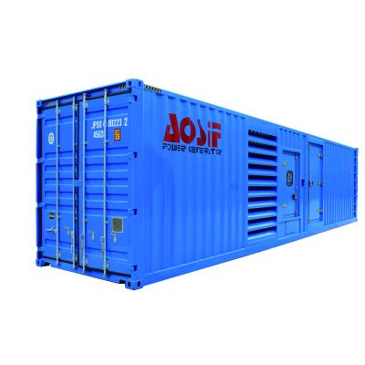 China 1000kw power station container imported ccec with china kta38-g9a ISO 9001 AC1375 Cummins Engine diesel generator for sale