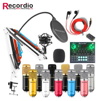 China Professional Main C GAM-800F Live Equipment Sound Card Set Home Recording Studio Equipment for KTV Singing Recording Broadcasting for sale