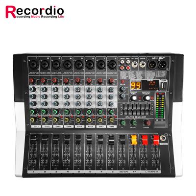 China Disco\Bar\Club\8-Channel Home GAX-ED8 Professional 7 Band Audio Powerful Equalizer Disco Mixer Audio Mixer with USB Switcher for Karaoke Stage KTV for sale