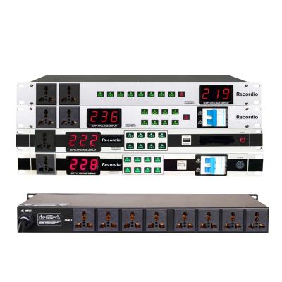 China GAX-DB05 9/10-Channels DJ GAX-DB05 Power Supply Sound System Power Sequence Controller Professional Change Uninterrupted LED Display for sale