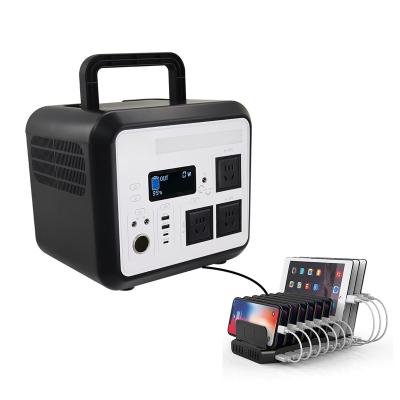 China Wireless charging wholesales portable power supply 1200w solar generator lithium battery outdoor portable power station for sale