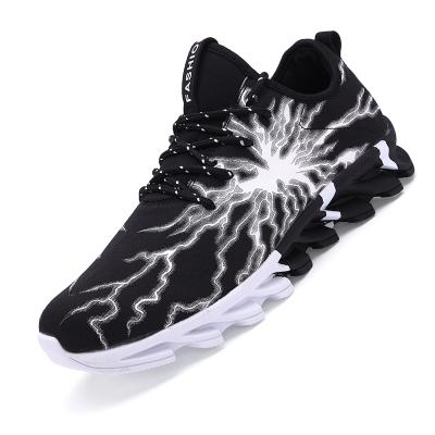 China New Anti-odor YT Sports Shoes Men's Athletic Running Blade Running Tennis Shoes Mens Stylish Graffiti Personality Sneakers for sale