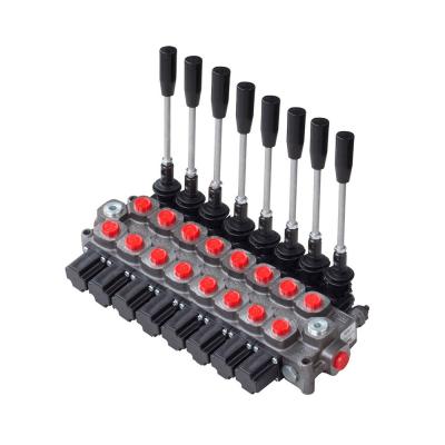 China Forklift sale 8 spool valve spool monoblock hydraulic directional valve for forklift for sale