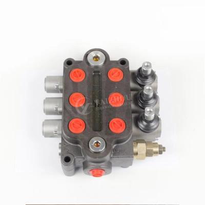 China rubber hydraulic control valve for agriculture combine control, xzt-l12 hydraulic directional control valve for sale