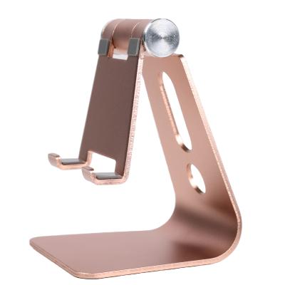 China Adjustable Universal Portable Foldable Stand Desktop Aluminum Alloy Mobile Phone Stand Mobile Phone Stand for sale