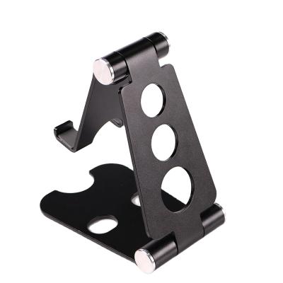 China 2021 High Quality Adjustable Adjustable High Quality 2021 High Quality Adjustable Metal Mobile Phone Folding Stand Aluminum Alloy Table Stand Table Phone Holder for sale