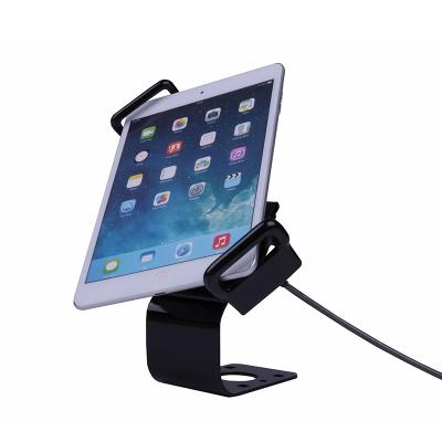 China Anti Theft Adjustable Tablet Stand Phone Holder Frame Security Portable Desk Stand Adjustable Tablet Holder with Lock for sale