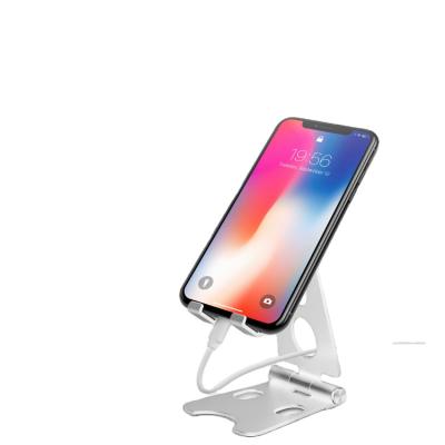 China Adjustable Aluminum Phone Stand Folding Ceramic Bedside Smartphone Phone Desk Stand Mobile Phone Stand Holder for sale