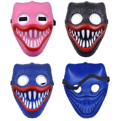 China New Poppy Playtime Toy Halloween Easter Party Horror Anime Cosplay LED Glowing Poppy Mask Mask For Cosplay Kid Adult Gift for sale