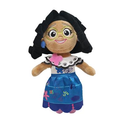 China New Plush Encanto Cartoon Stuffed Plush Toys Cartoon Girls Figures Exquisite Plush Dolls Encanto Movie Stuffed Girl Black Doll for sale