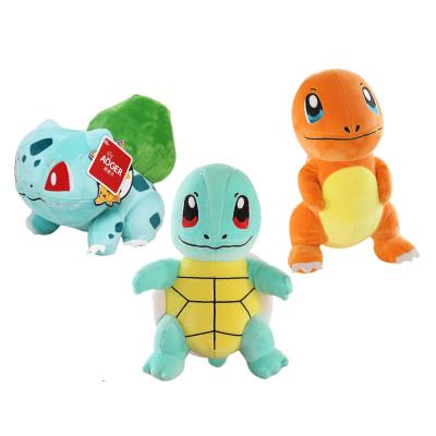 China High Quality Plush Toy Stuffed Plush Toys Collectible 3 Pokemon Bulbasaur Charmander Squirtle for sale