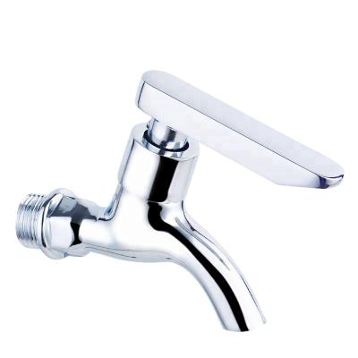 China Modern Zinc Handle Polished Surface Treatment Garden Bib Cock Faucet for sale