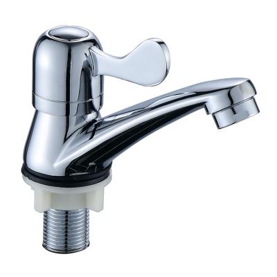 China Zinc Alloy Single Quick Open Cold Water Tap Toilet Sink Faucet Basin Faucets Bathroom Thermostatic Faucet for sale