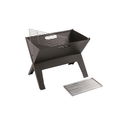 China Outdoor Grill Portable Folding Folding BBQ Grill Mini Foldable Movable Iron Charcoal Barbecue Outdoor Personal Camping Grilling For Campground for sale