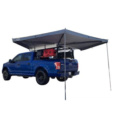 China Extended Type 270 Degree Outdoor Fan Car Side Tent Without Legs For Camping for sale