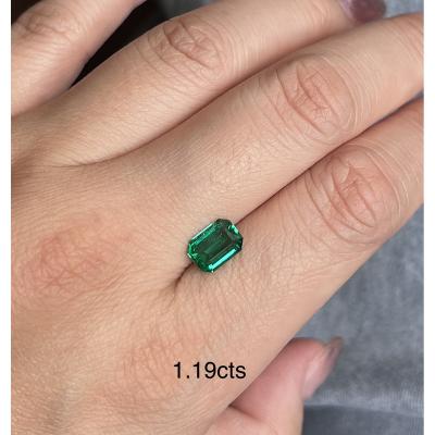 China Hotselling Custom Emerald Cute Stone Gemstone Emerald Cut Stone Gemstone Cut Stone for sale