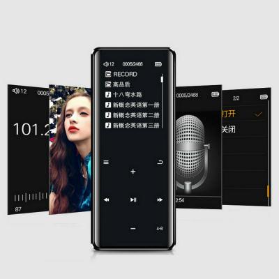 중국 New Design Record X5 Audio And Video 2.4 Inch Big Screen Touch Key Control MP3/MP4 Player With FM Digital MP4 Player With Video 판매용