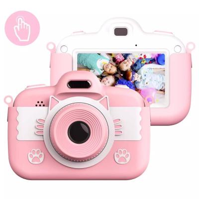 China New 3.0 Inch IPS Function K2 Camera Cartoon Kids Touch Recording Mini Digital Camera Birthday Party Christmas Gift For Children for sale