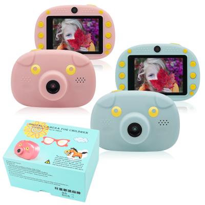 China Wholesale-Super Mini Kids Digital Camera Function 2.4 Inch LCD Screen Cartoon Video Game Camera Toy Macro Video Cam Kids New for sale