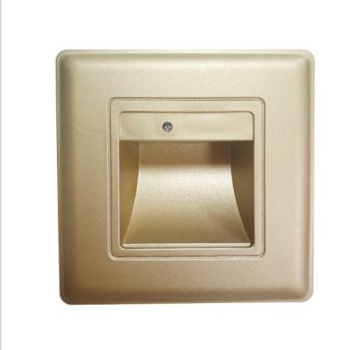 China Contemporary Hotel Using 1.5W Microwave Sensor Step Wall Light Integrated LED Deck Light for sale