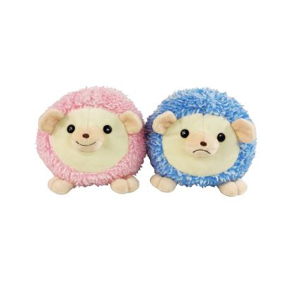 China Washable Ready To Ship Reversible Funny Stuffed Animal Toy Plush Reversible Animal Toys Cute Hedgehog Plush Toy for sale