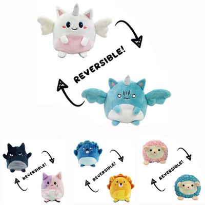 China 2020 New Products Idea Amazon Success Flip Washable Octopus/Unicorn/Kitten Reversible Plush Soft Toys for sale