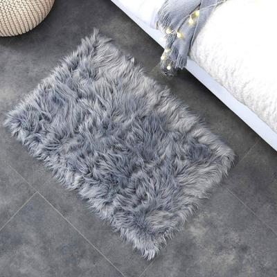 China Animal Faux Living Room Solid Color Rugs Bedside Fluffy Soft Plush Adult Modern zu verkaufen