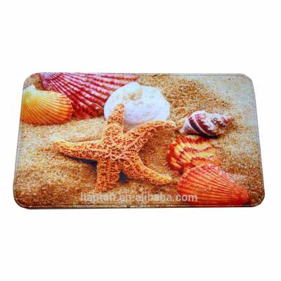 中国 Microfibre Coral Memory Foam Bathroom Mat Fleece Printed Rug  All-Season HPTYF4078 販売のため