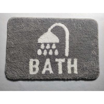 Cina Non-slip Comfortable Bathroom Washable Microfibre Bath Mat with TPR Factory Manufacture Soft Modern Microfiber 850-900gsm in vendita