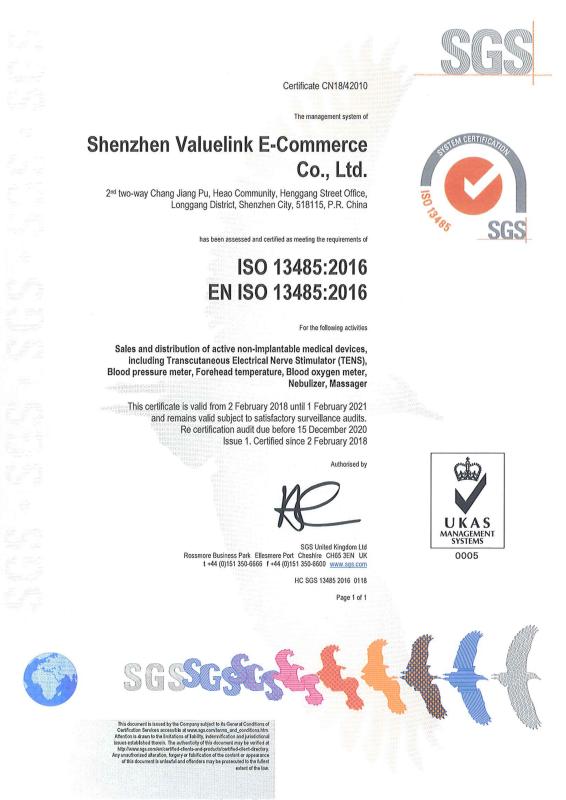 ISO13485 - HONGKONG SHARED DREAM ENTERPRISE LIMITED