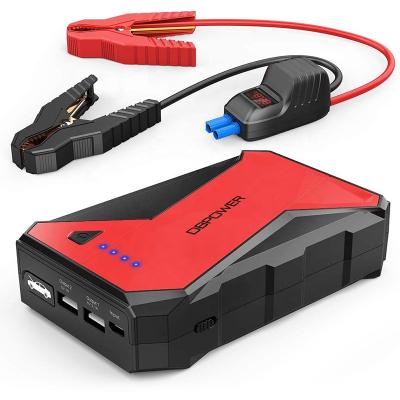 China DBPOWER 1000A 12800 Mah Wireless Car Battery Jump Starter Battery Pack Jump Starter Power Bank 21.59*14.22*9.4cm for sale