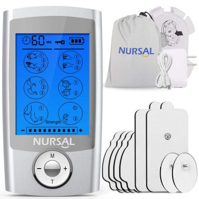 China 20h Amazon Hot Sale TEN EMS 16 Unit 16 Modes Dual Channel Muscle Stimulator For Pain Relief Therapy Wholesale for sale