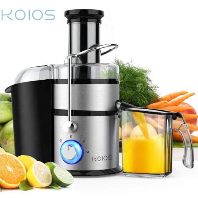 China Household KOIOS 100% High Juice Yield BPA Free 304 Stainless Steel Centrifugal Manual Juicer Machines for sale