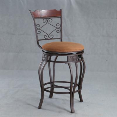 China Modern Swivel Rose Gold Bar Chair Furniture for sale