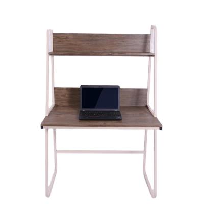 China (Size)Adjustable High Quality Wooden MDF Computer Laptop Study Table With Shelf for sale