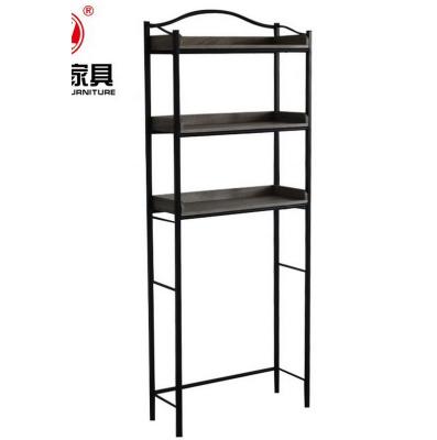 China (Size)Wall Mounted Shelves Home Decor Metal Wall Adjustable Floating Wooden Shelf For Bathroom for sale