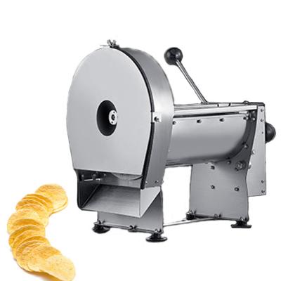 China High Efficiency Easy Operate Automatic / Manual Small Potato Chip Cutter Potato Chip Maker for sale