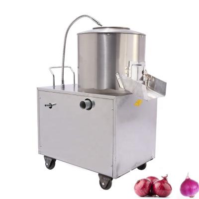 China Electric Commercial Onion Peeler Snack Factory On Sale Potato Peeling Machine Vegetable Vegetable Peeler for sale