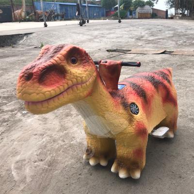 China Attraction mall kids ride the cartoon walking dinosaur for sale