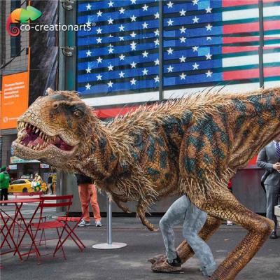 China Cosplay fiberglass animatronic dinosaur for sale adult realistic dinosaur costume for sale for sale