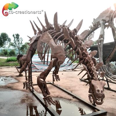 China Amusement Park Museum Quality Fiberglass Park Dinosaur Skeleton For Sale for sale