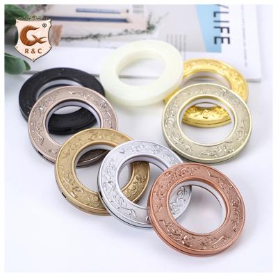 China Easy Clean Plastic Curtain Rings Eyelets Hooks Cut Curtain Strips And Rings Eyelets Machine Curtain Plastic for sale