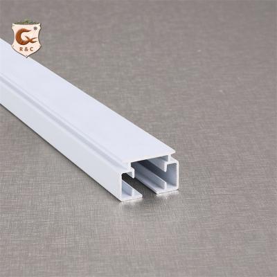 China Convenient Custom Heavy Duty Aluminum Maniual Curtain Track Black For Home Hotel for sale