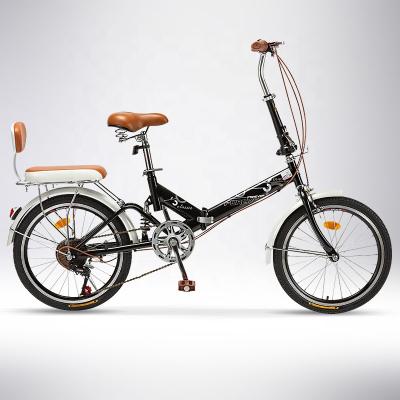 China Aluminum Alloy Folding Bike 21 Speed ​​Double Disc Brake Road Bike 20 Inch Carbon Folding Bicycle for sale