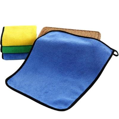 China Viable Bilateral Contrast Color Superfine Fiber Auto Dry Towel for sale