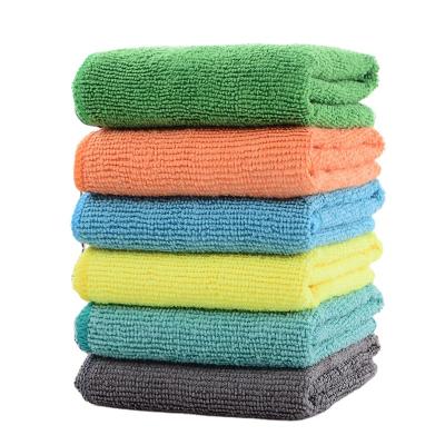 China Sustainable Car Cleaning Cloth Microfiber Cloth Kitchen Towels Micro Fiber Household Polishing Towel for sale